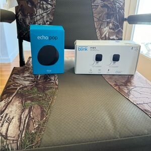 Echo pop and 2 blink cameras